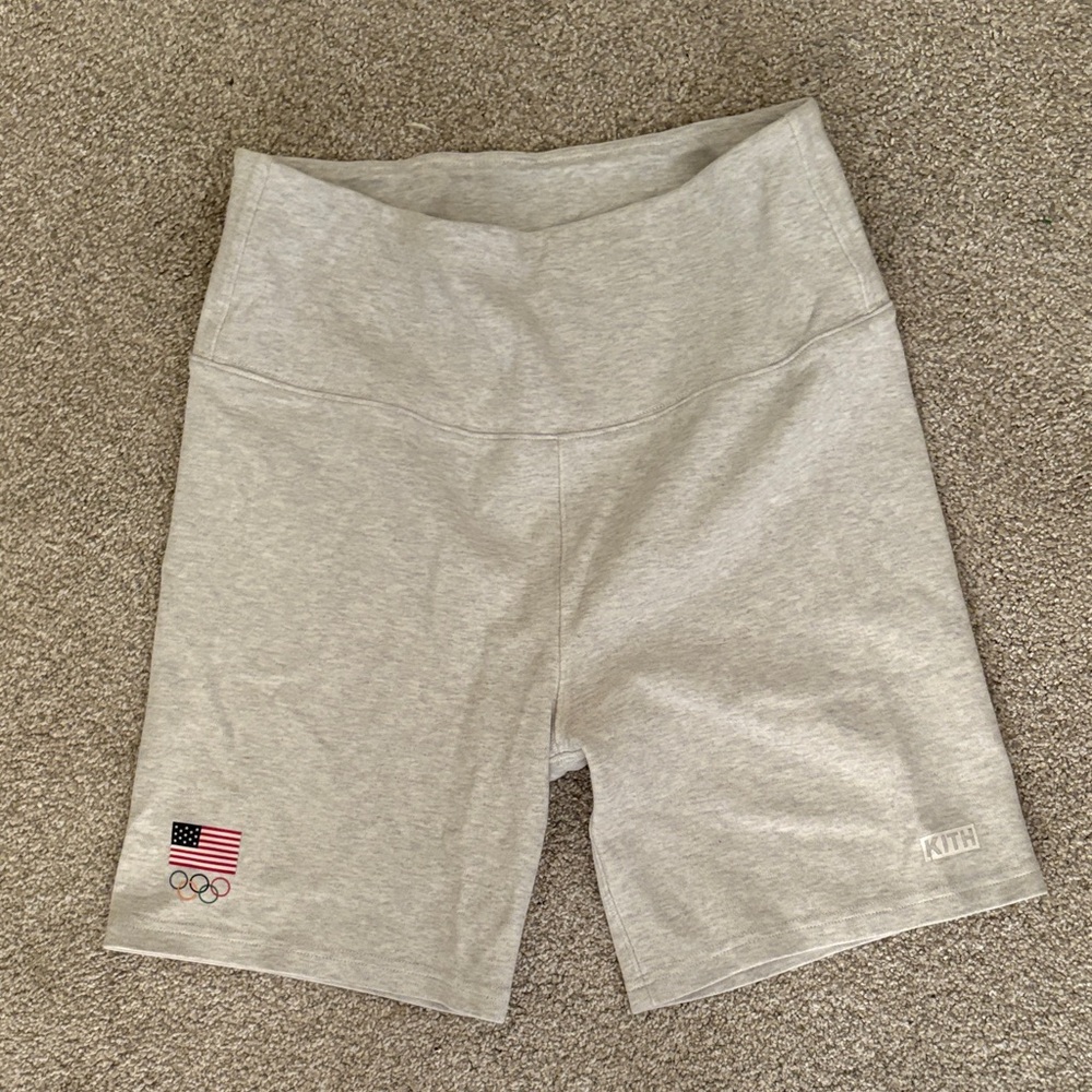 Kith Women's Light Gray Bike Shorts